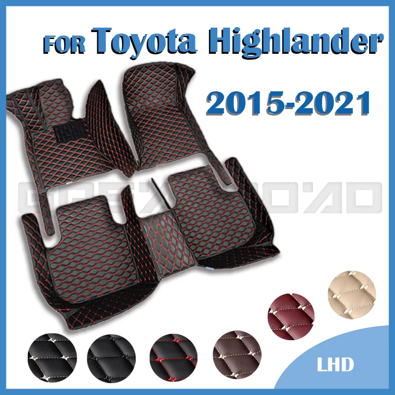 Автомобильные коврики для Toyota Highlander Seven сиденья 2015 2016 2017 2018 2019 2020 2021 под заказ