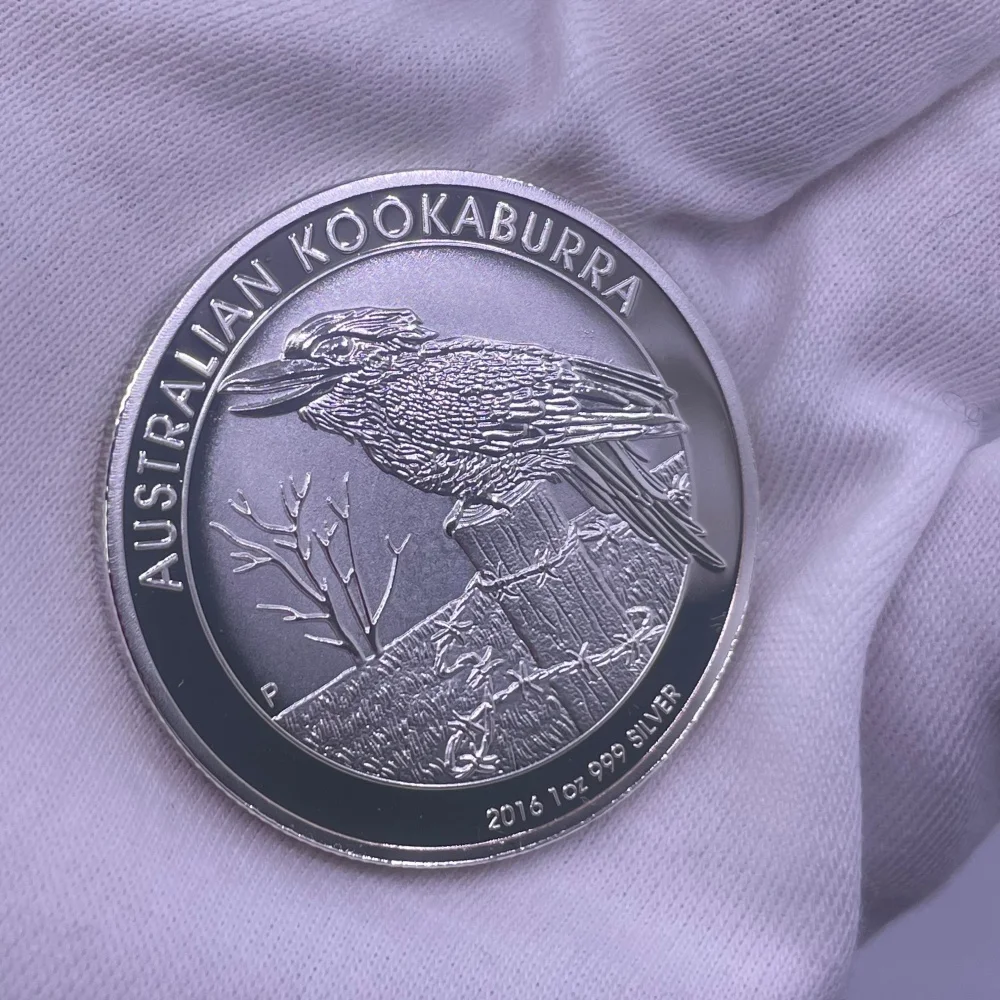 Фото Сувенирные монеты с изображением кукабарры (посеребренные, серия Элизабет и Чарльз) 2016/2026, Австралия. Дропшиппинг. №5