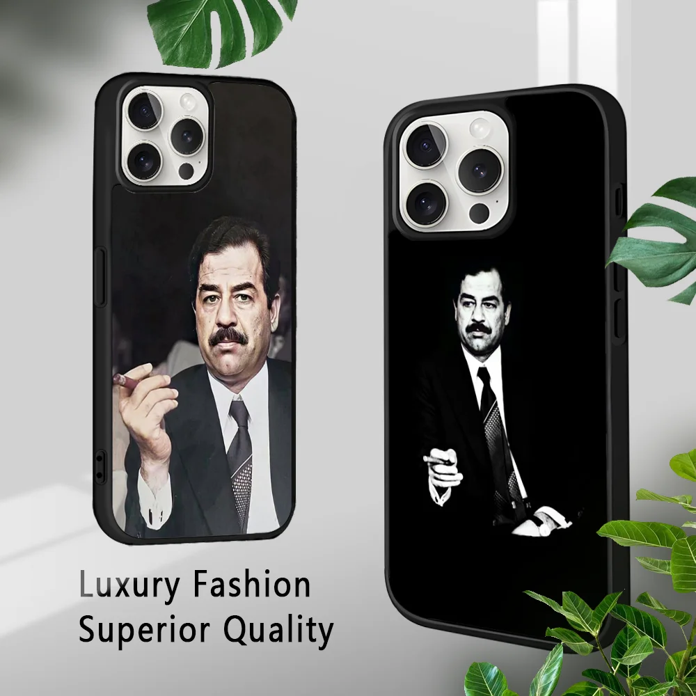 Чехол для телефона S-Саддам H-husдля iPhone 15 14 13 12 11 Pro Xs Max Mini XR X 7 8 Plus роскошный