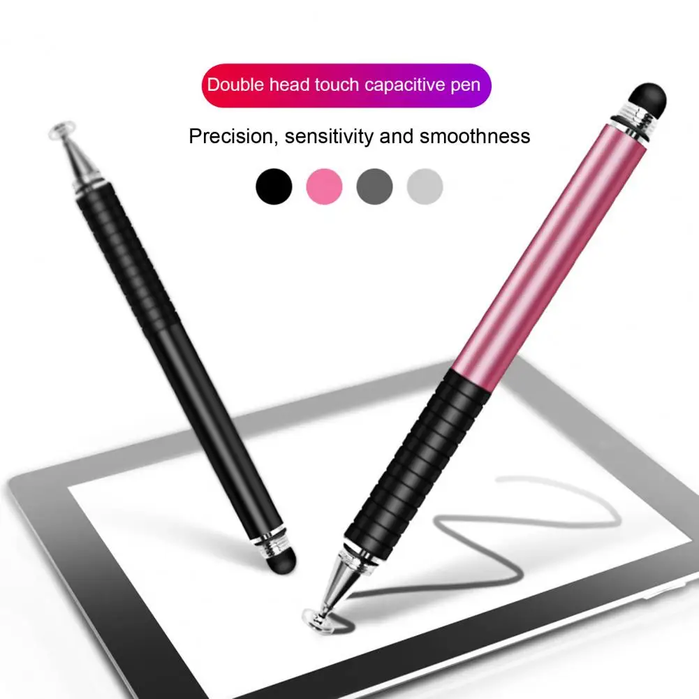 

Stylus Pen 2 in 1 Sensitive Dual Touch Transparent Sucker Smooth Writing Universal Phone Tablet Capacitive Pen Drawing