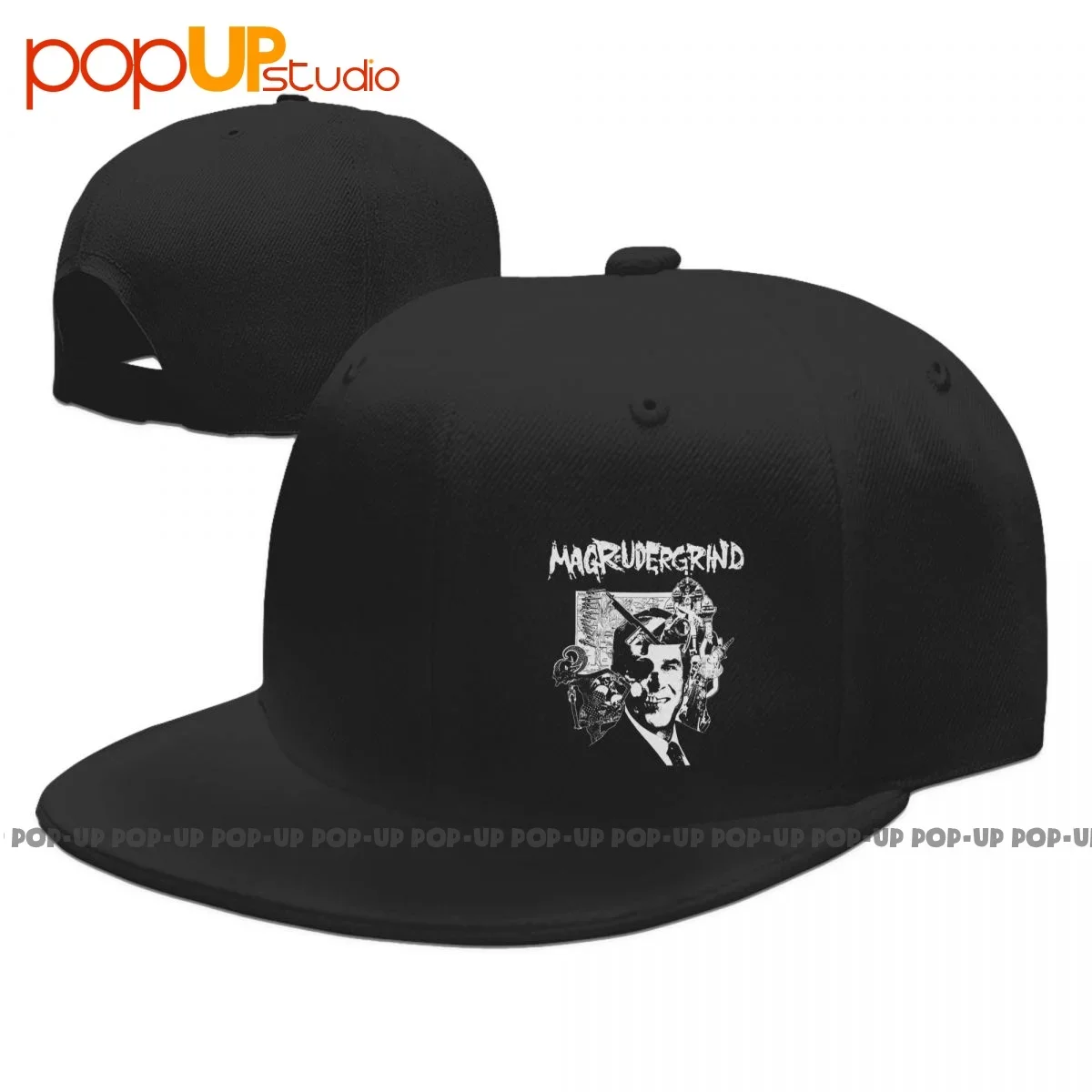 Кепка Magrudergrind Wormrot Nasum Phobia Snapback с принтом универсальные удобные бейсболки