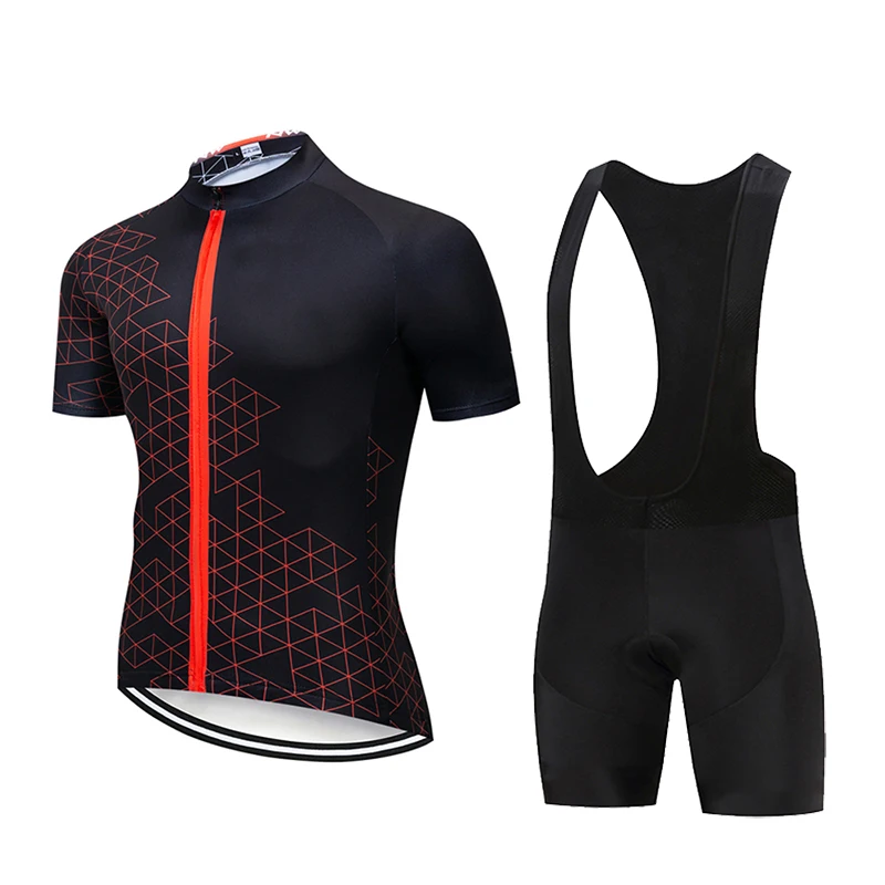 Мужской комплект велосипедного трикотажа для занятий спортом на открытом
