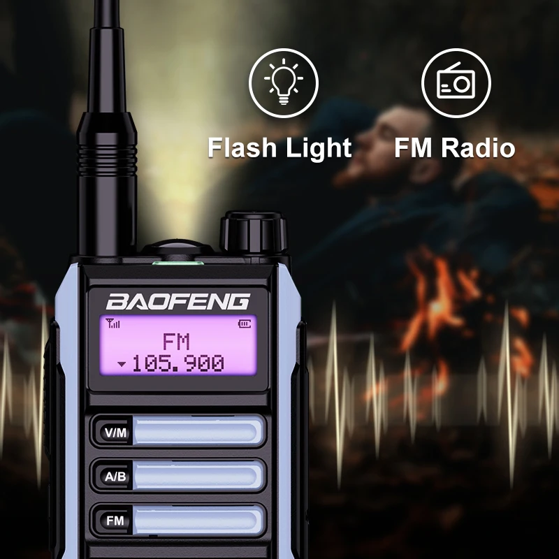 BAOFENG Radios UV-16 Walkie-Talkie For Hunting 30KM Profesional Two Way Ham Radio Communicator Portable Powerful BF-UV5R Upgrade