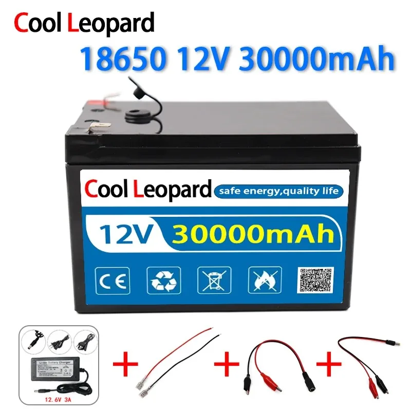 Литиевая батарея CooI Leopard 18650 12 В 80/60/50/40/30 Ач