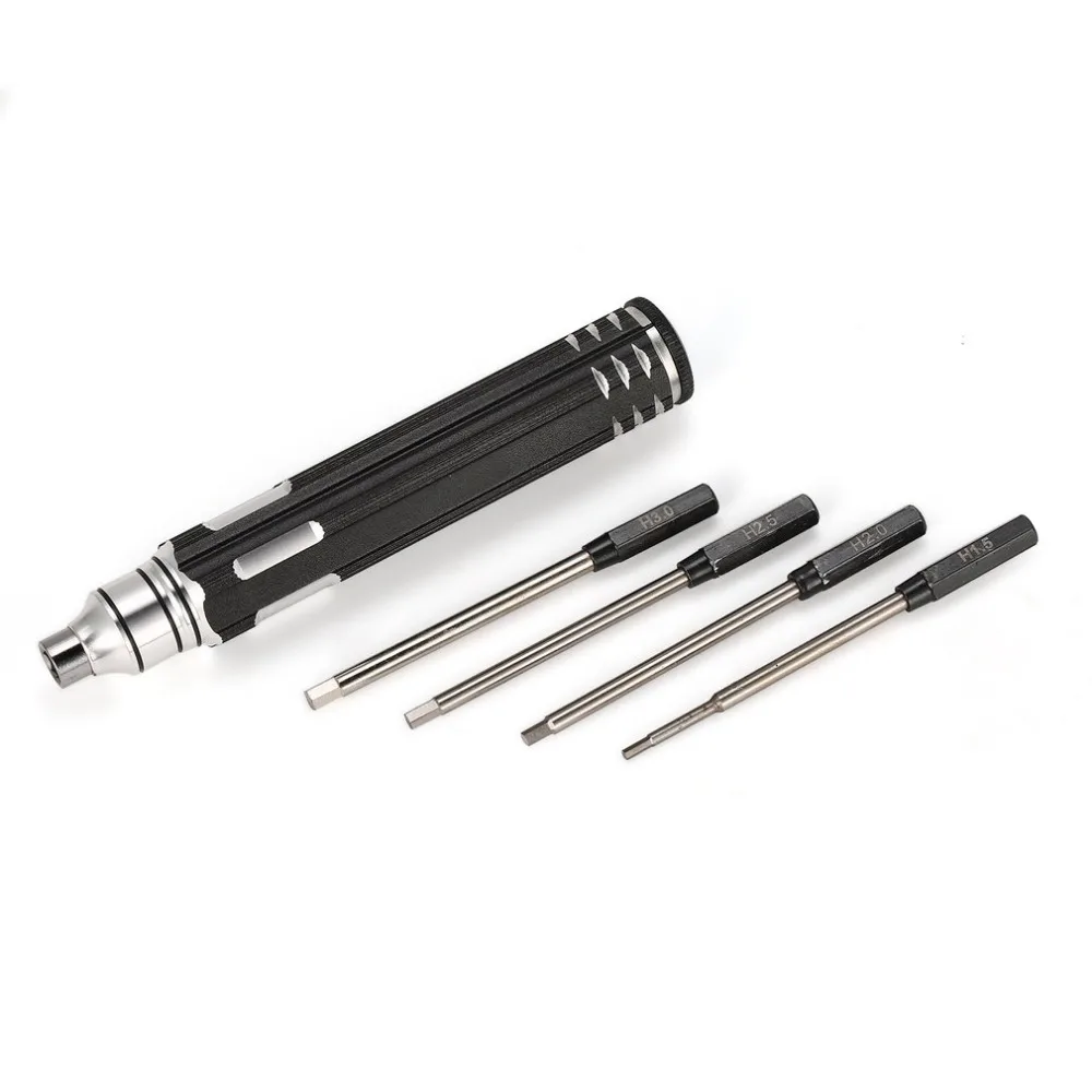 NeebRC 4 в 1 шестигранная отвертка металлический набор 1.5/2.0/2.5/3.0 мм