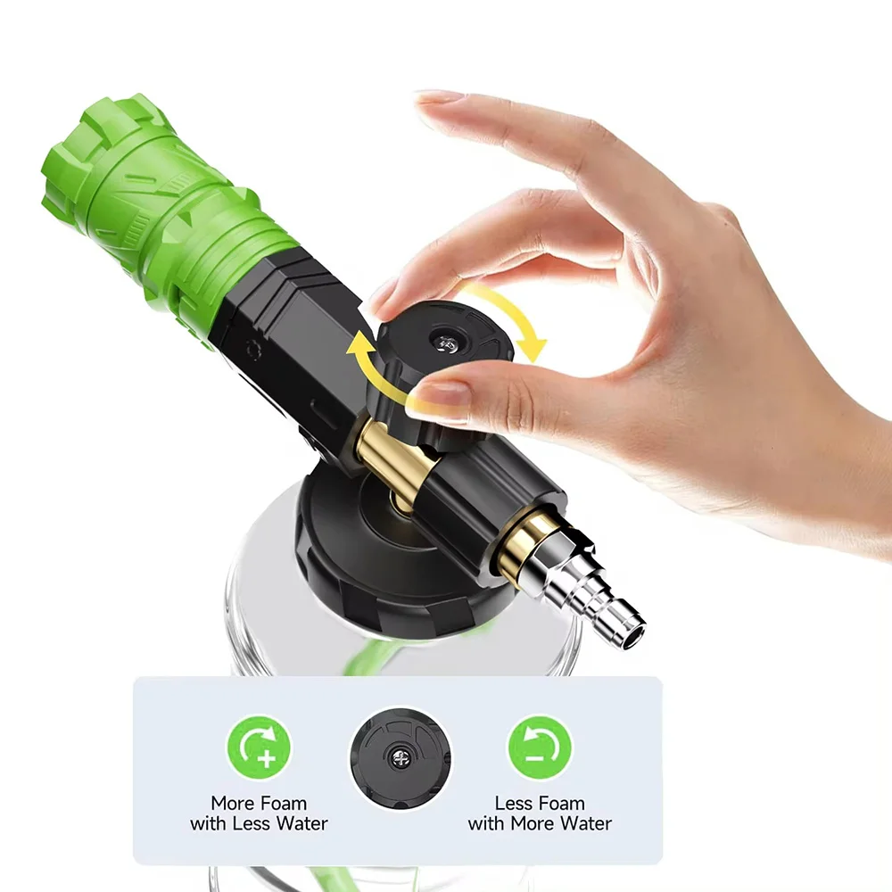 Пенная насадка пенораспылитель для шлангов моек высокого давления Karcher Bosch Parkside