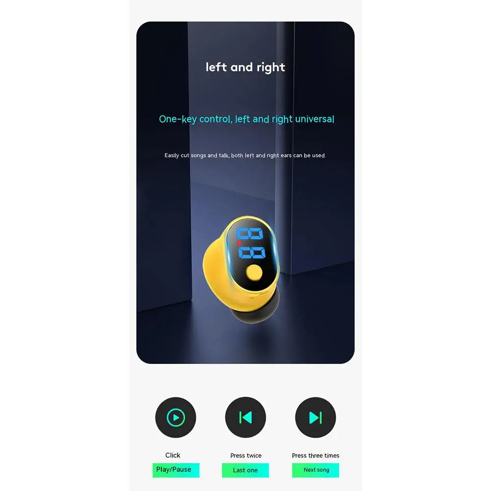 Беспроводные Bluetooth-наушники-вкладыши