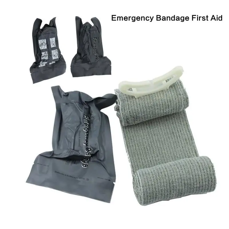 

Israeli Bandage Trauma Kit Emergency Compression Bandage Tourniquet Medical Dressing Sterile Roll Bandage Trauma First Aid
