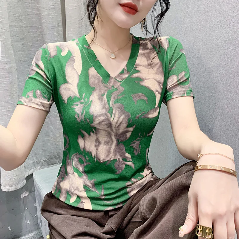 

T-shirt Pro Choice Top Woman Clohing Shor Sleeve Prin Hollow Ou 2023 Spring Summer Blouse Y2k Goh Sexy Female Fashion Tees