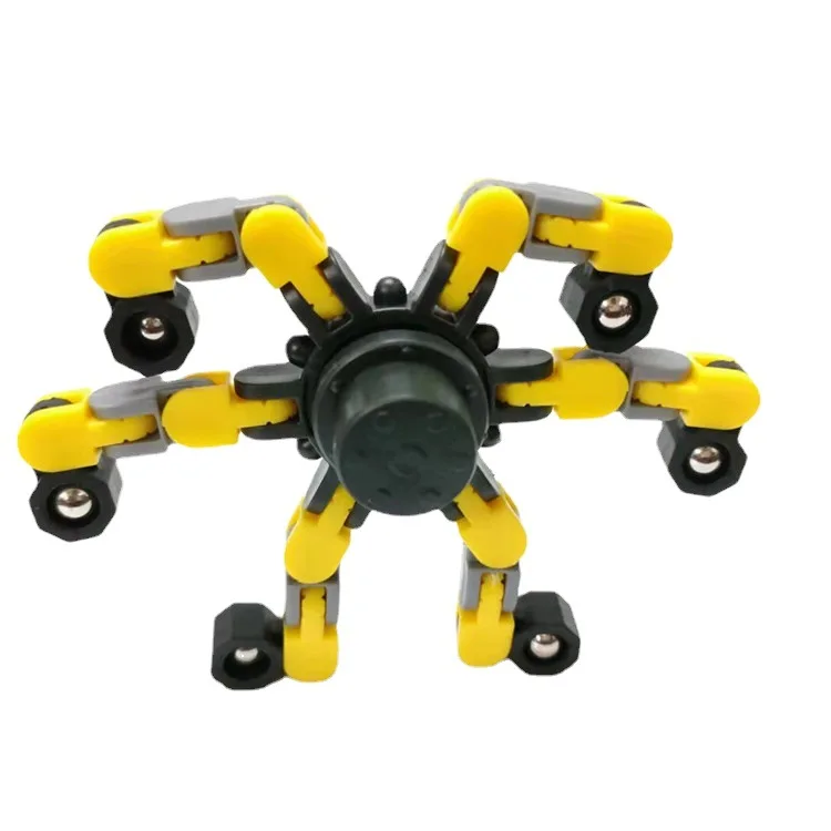 

Новый странный механический декомпрессионный гироскоп на кончик пальца, сделай сам, цепочка, деформация, робот на палец, фотоигрушка