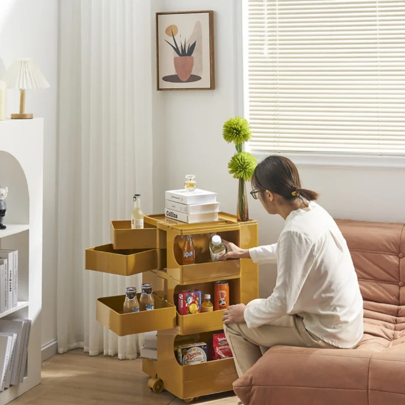 Трехслойная прикроватная тумбочка скандинавская креативная мебель сетка