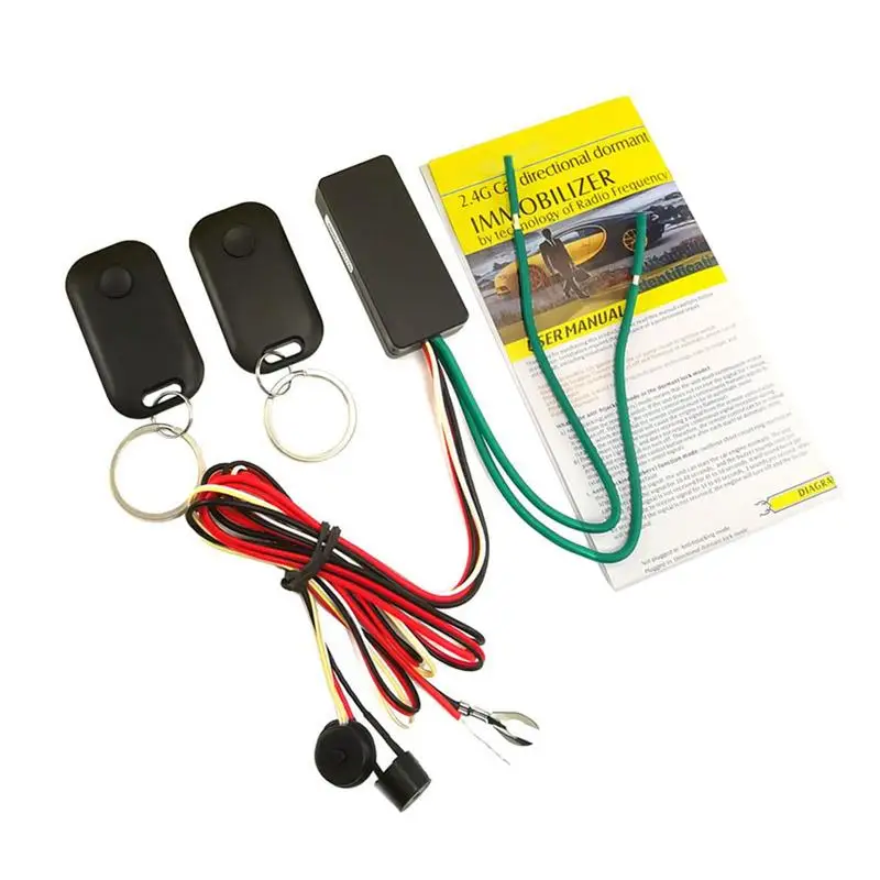 

Car Immobilizer DC12V 2.4GHZ Anti Theft auto Immobilizer Portable Anti Hijacking Alarm System Car Anti Theft Device for vehicles