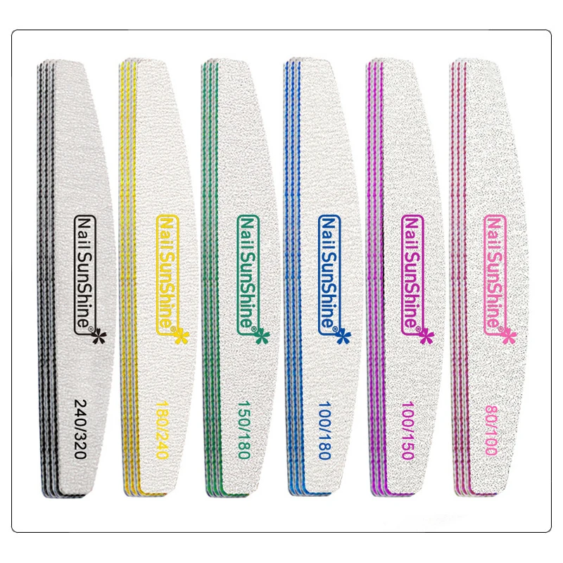 

25pcs 6 Types Washable Nail Files Sanding Buffer Double Sided Nail Care Manicure Pedicure Professional Beauty Tools Accessories