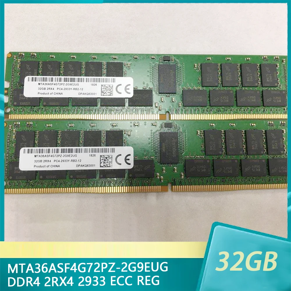 

MTA36ASF4G72PZ-2G9EUG For MT RAM 32G 32GB DDR4 2RX4 2933 ECC REG Server Memory Fast Ship High Quality