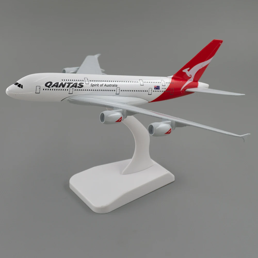 Фото 18 см самолет Airbus A380 Дух Австралии Qantas сплав модель самолета игрушка для детей Рождественский подарок коллекция украшение стола №5