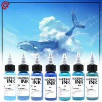 1pcs 30mlbottle professional tattoo pigment inks safe half permanent paints supplies for beauty makeup body art tattoo tool