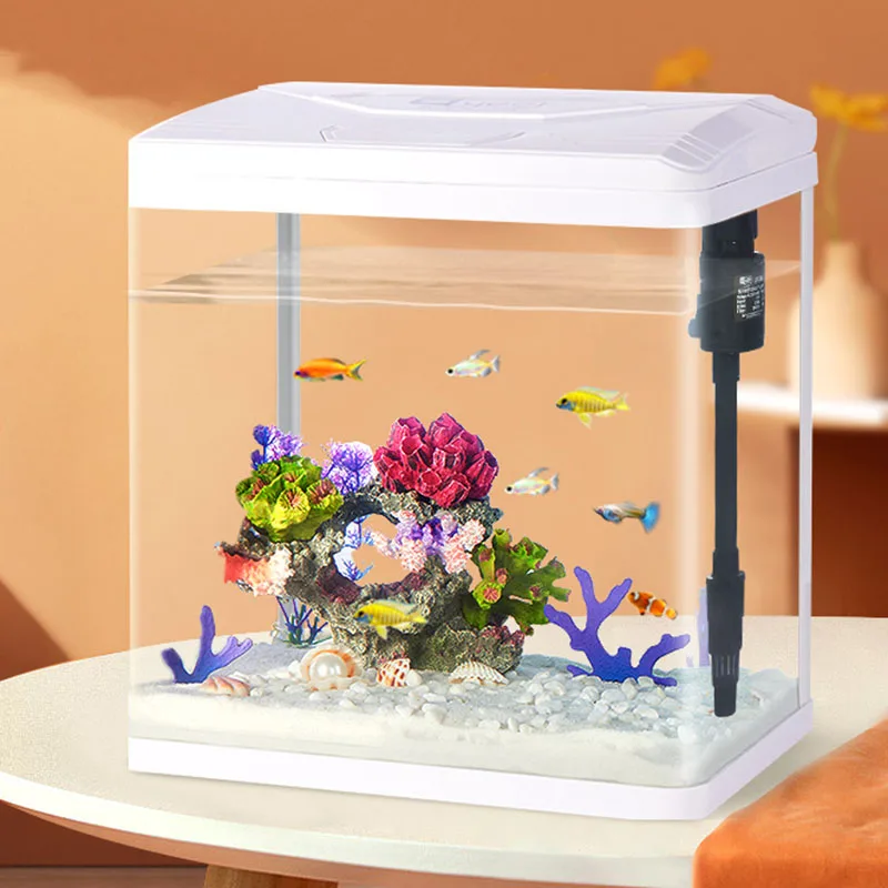 

Breeding Box Betta Fish Tank Marine Incubator Glass Gold Fish Self Cleaning Fish Bowl Desktop Acquario Per Pesci Deco Aquarium