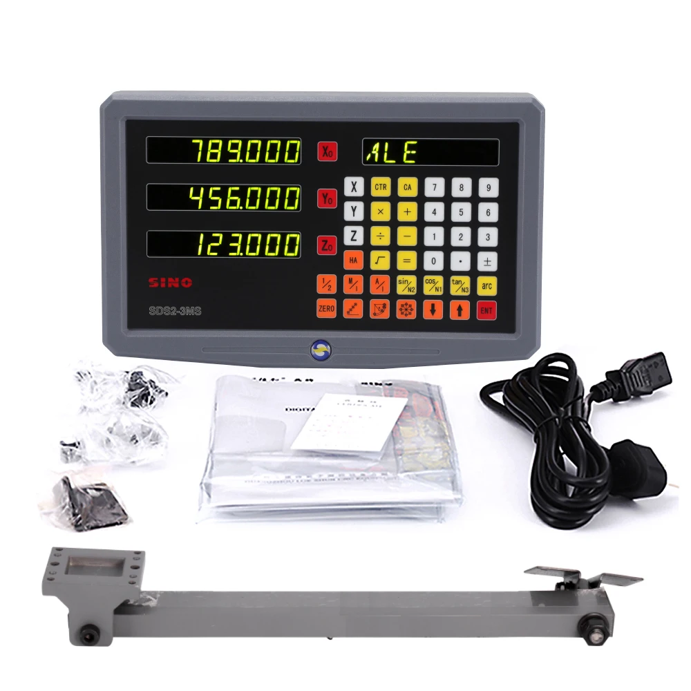 

3-осевой цифровой считыватель DRO SDS2-3MS с линейными шкалами 50-1000 мм