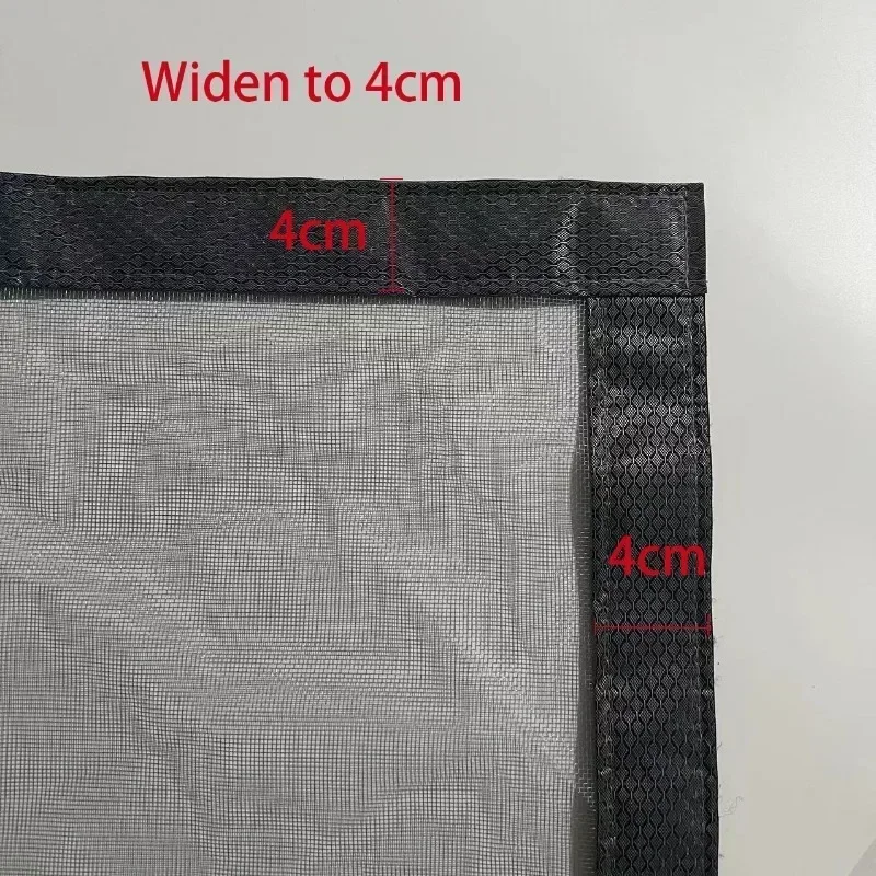 Серый магнитный дверной экран индивидуальный для гаража Невидимая сетка от