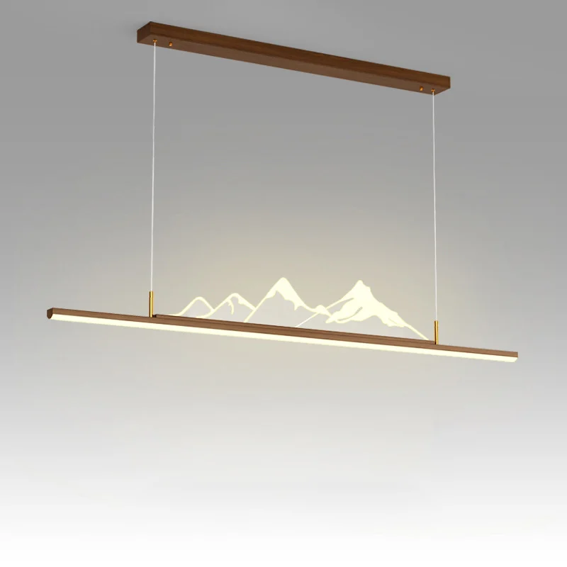 Современная Подвесная лампа для гостиной столовой спальни чайной комнаты люстра