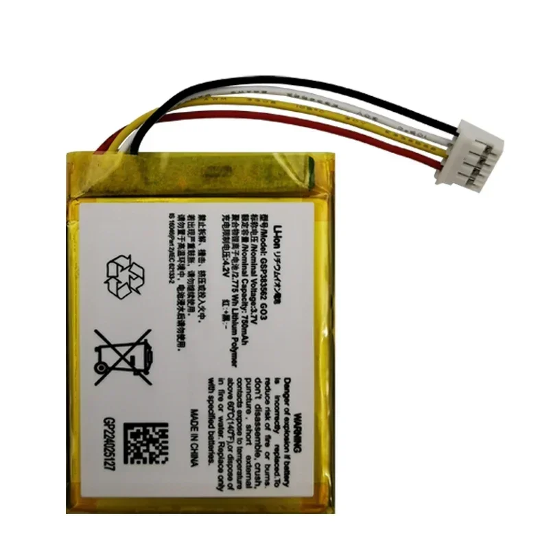 100% оригинальный новый высококачественный сменный аккумулятор емкостью 750 мАч