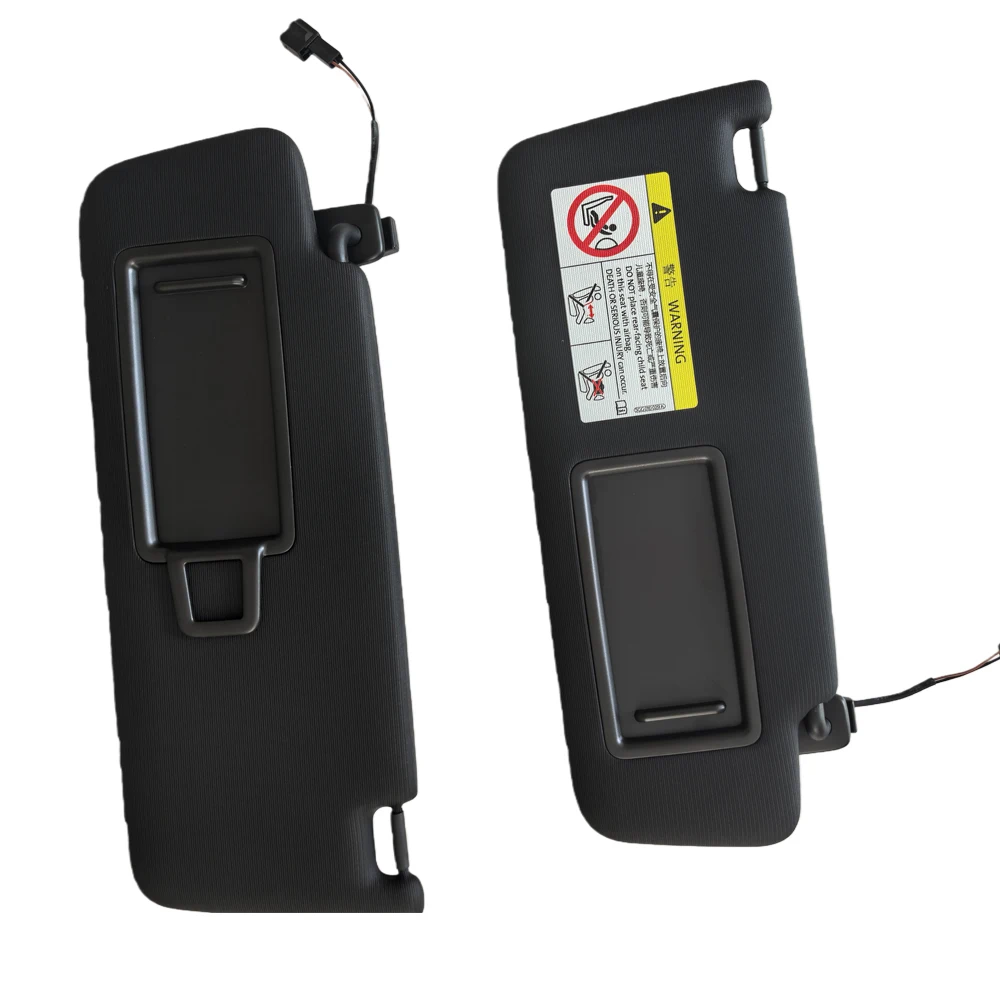 

Для VW Golf 5 2003-2008 Golf 6 2009-2014 Passat B6 B7 черный, серый передний солнцезащитный козырек с зеркалом для макияжа, солнцезащитный козырек