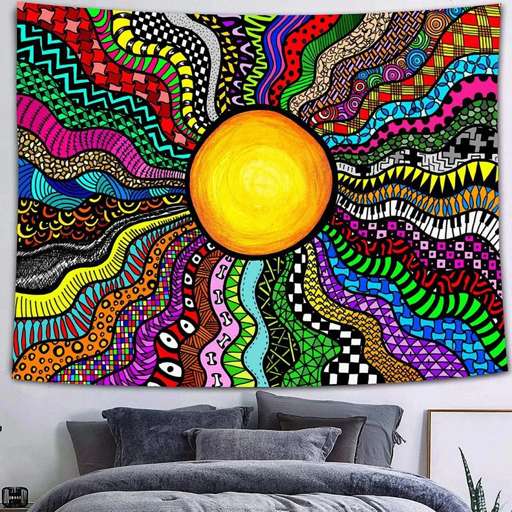 

Mixed Styles Banner Flag Tapestry Fairytale Trippy Colorful Butterfly Stickers Hanging Painting for Home Dorm Fantasy Decor B2