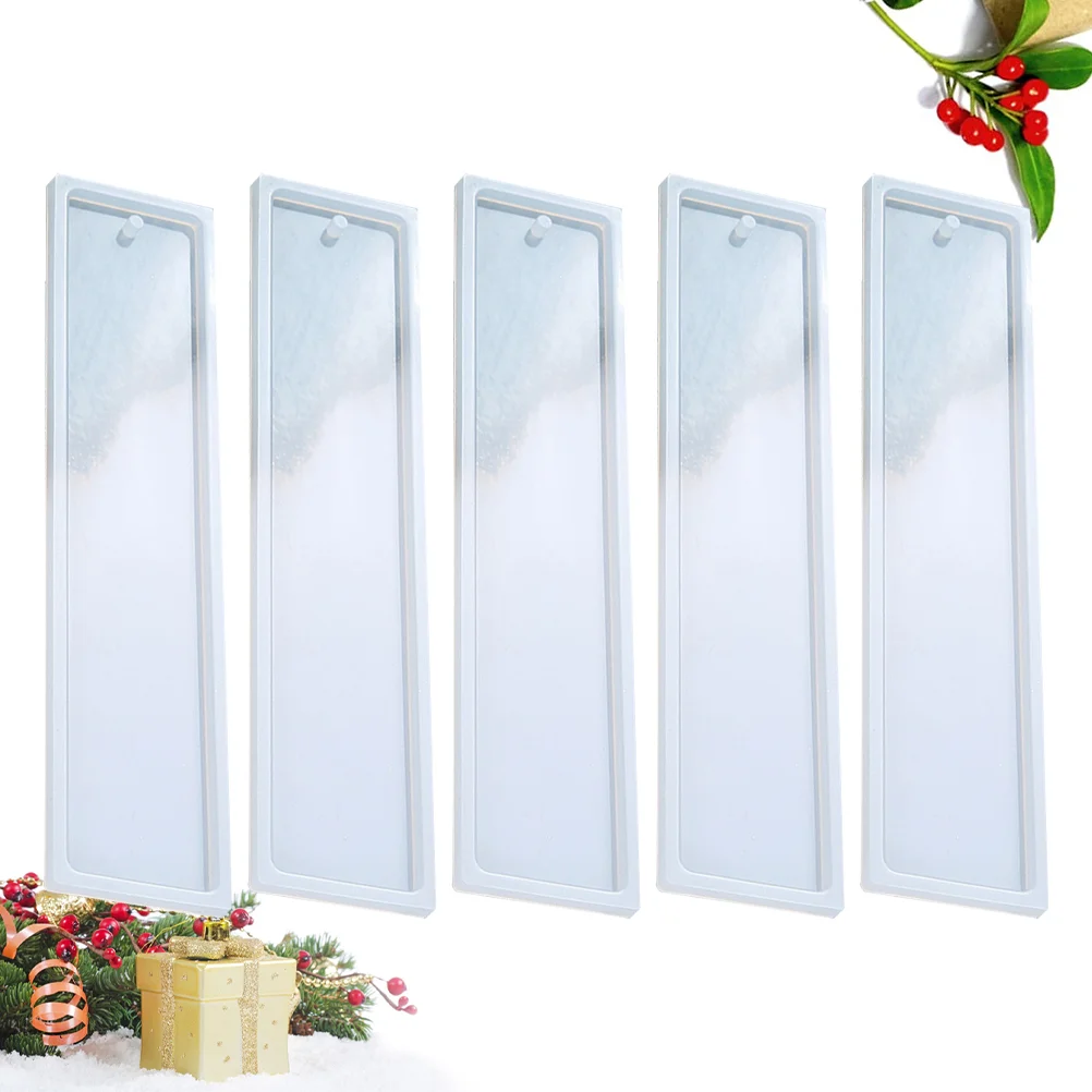 

Форма для смолы «сделай сам», силиконовая форма, форма для литья эпоксидной смолы «сделай сам» (белая), 5 шт.