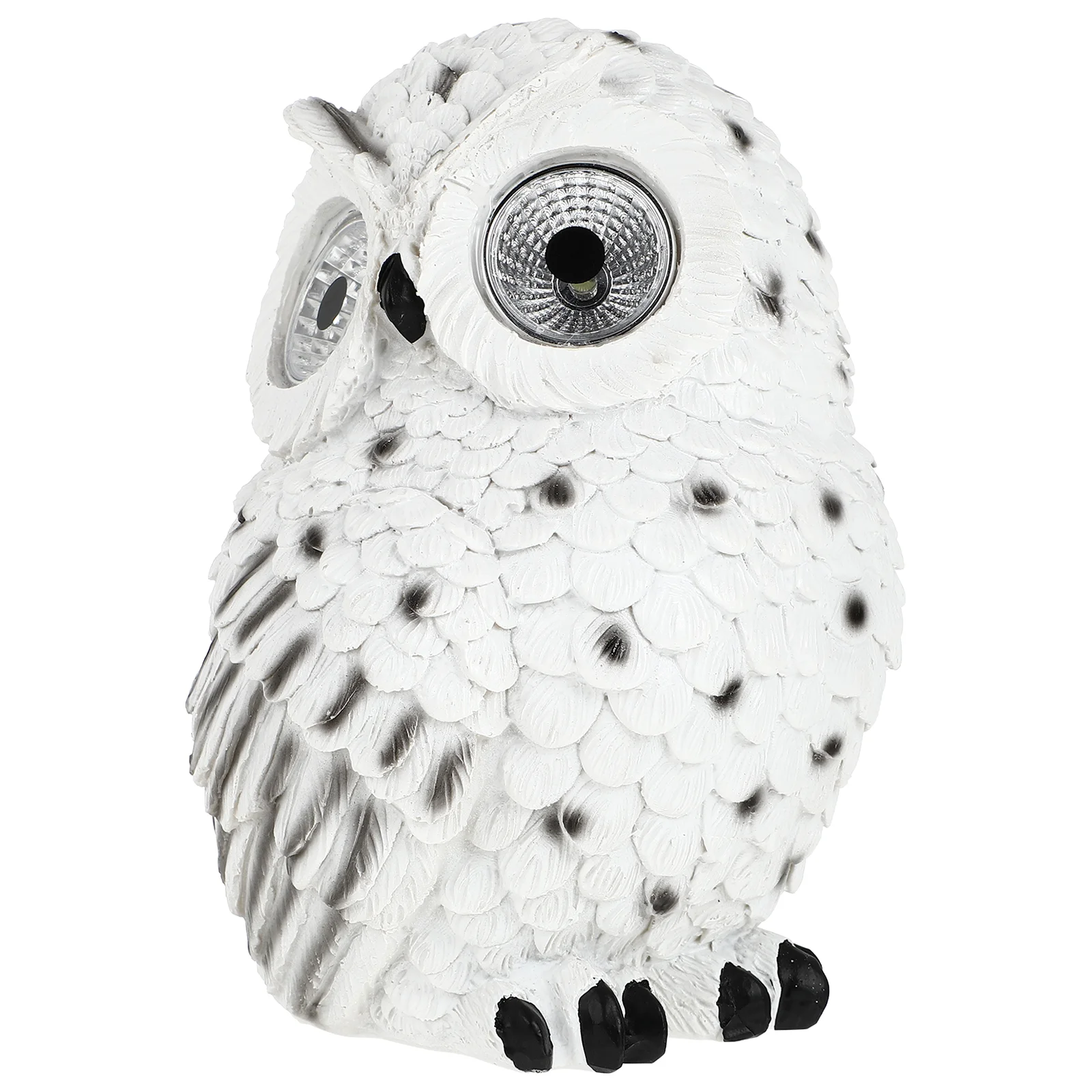 

Garden Statues Creative Owl Figurine Solar Powered Resin Owl Animals Sculpture
