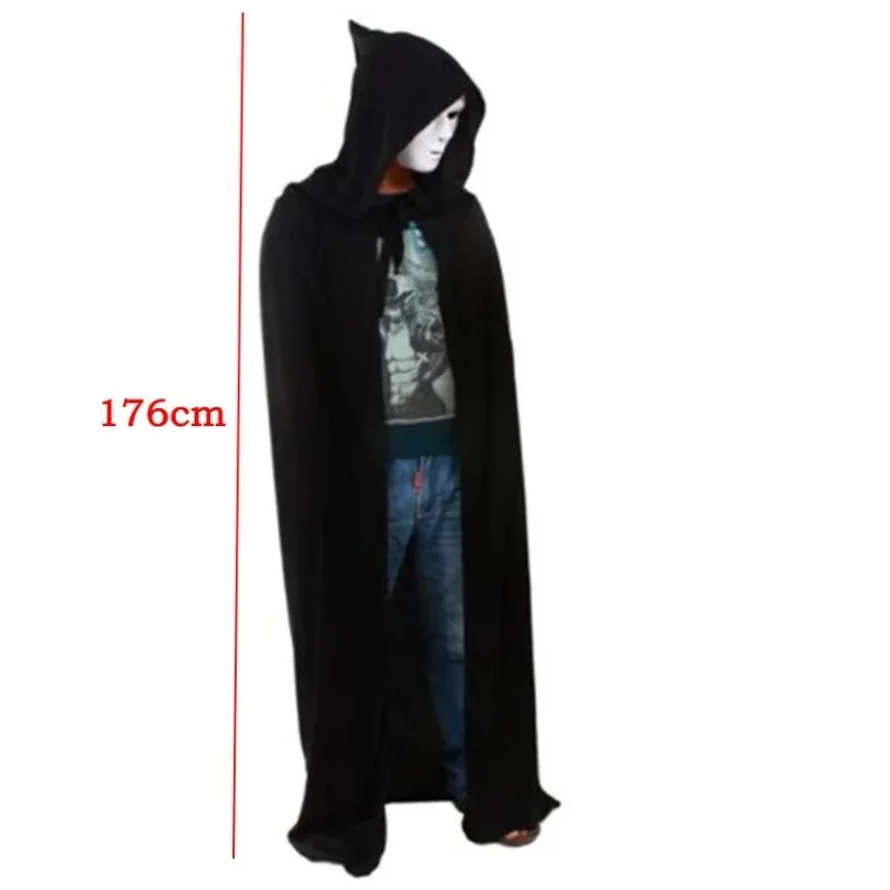 Плащ с капюшоном вампир Wicca халат средневековая накидка для маскарада косплей