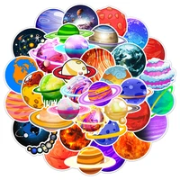 103050pcs cute colorful planet cartoon stickers aesthetic decal kid toy laptop motorcycle luggage phone waterproof sticker