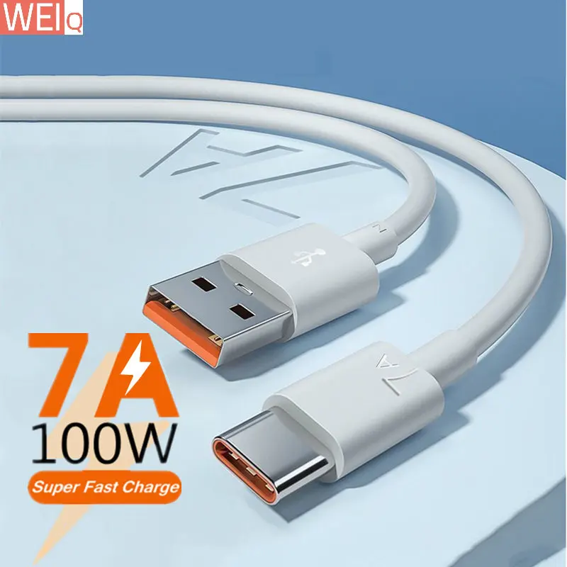 

Зарядный кабель 7A, USB Type C, для Xiaomi, Samsung, Huawei