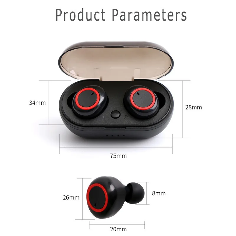 TWS Lot Wholesale Wireless Bluetooth Headset Earbuds Stereo Gaming Headphones With Charging Box Sport Earphone For Smartphone enlarge