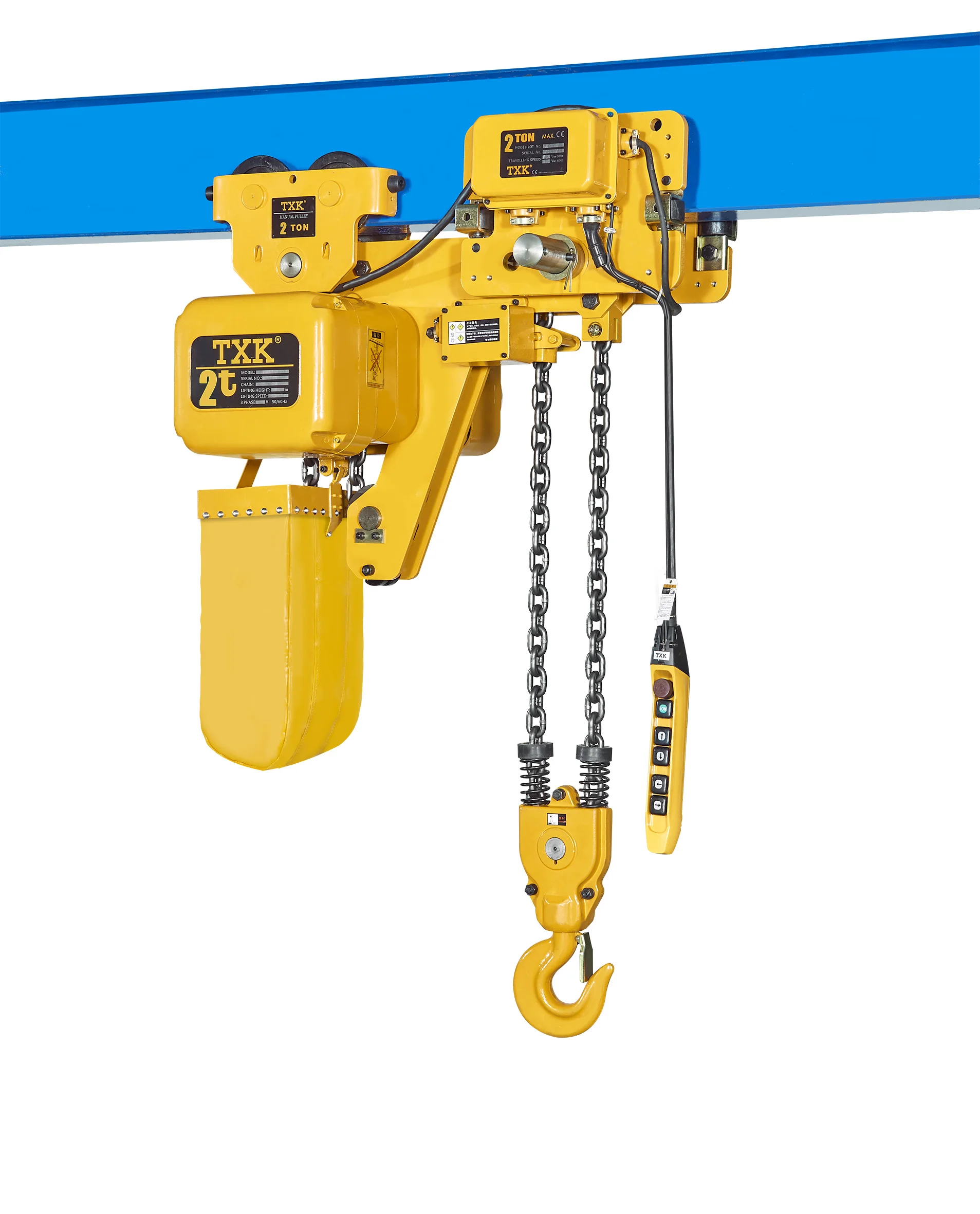 

10Ton Trolley Low Headroom I-Beam Rail Electric Overhead Crane Hoist