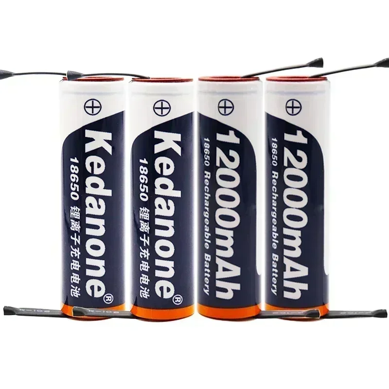 18650 rechargeable battery 3.7 V18650 12000 mAh capacity lithium-ion for flashlight torch + diy