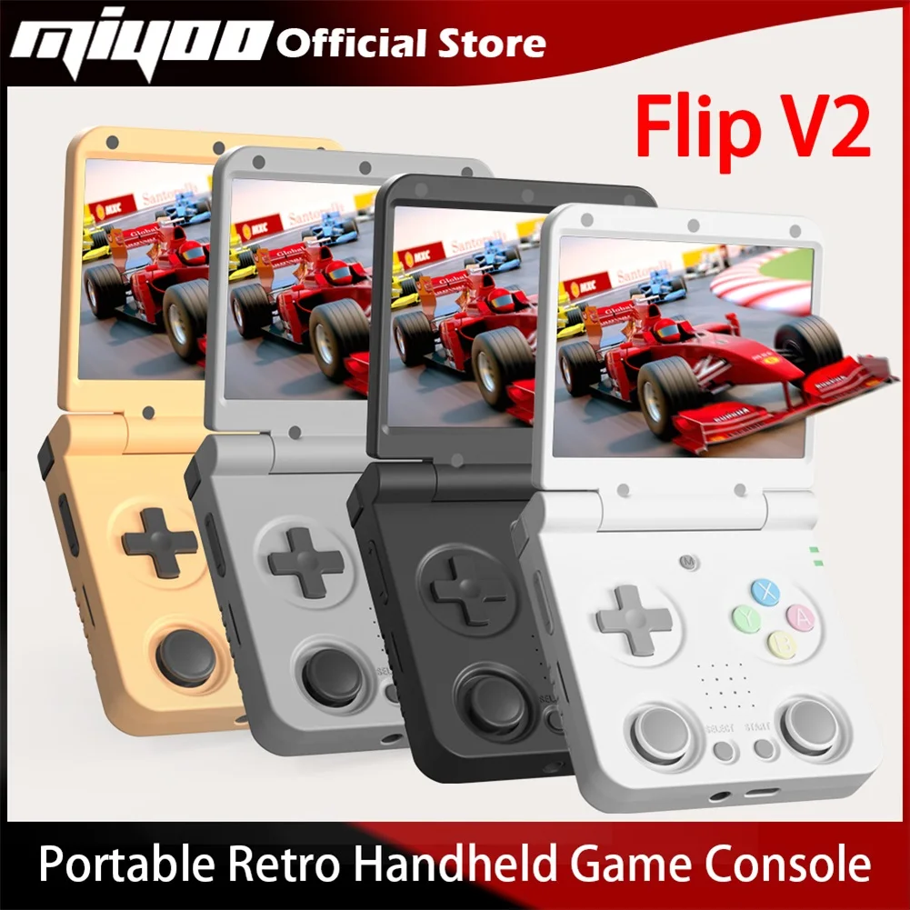 MIYOO Flip V2 портативная игровая консоль | AliExpress
