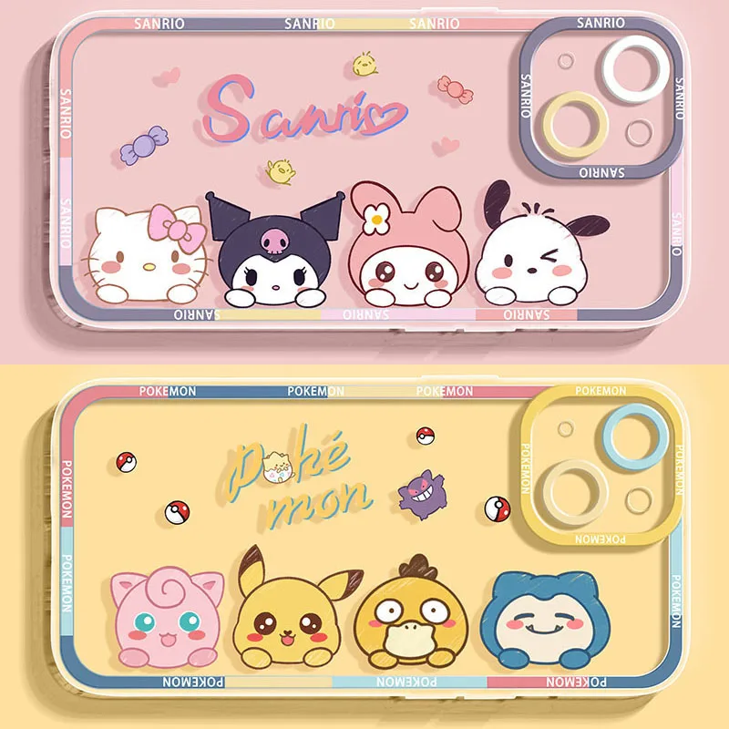 Чехол Kuromi Pokemon для Samsung Galaxy M53 M33 M52 M42 M22 5G M32 M13 4G M62 M51 M31S M22 M21 M12 M11 M02S M01, чехол Pachacc