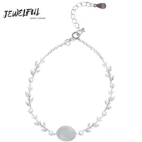 jewelful%c2%a0 agate leaves moonlight forest bracelet female student simple mori style special interest design bracelet