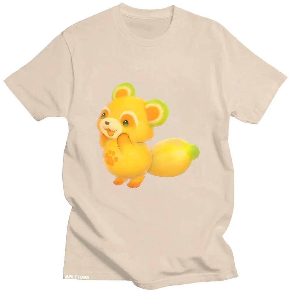 

Vegetable Fairy Papaya Raccoon T-shirts 100% Cotton Tees Cute Graphic T Shirts Unisex Clotehs Summer Oversized Casual Tshirts
