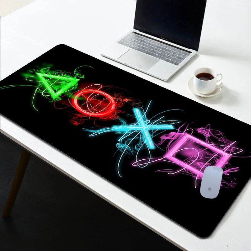 

Большой коврик для мыши для геймеров Ps4, Настольный коврик, компьютерные аксессуары, игровая клавиатура, резиновый коврик, коврик для мыши, к...