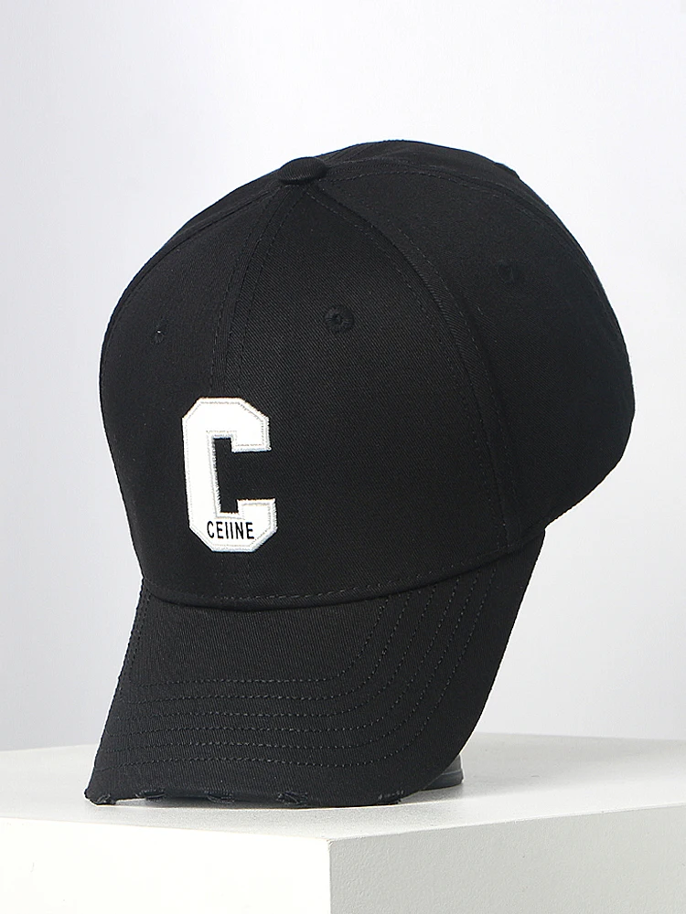 Кепка унисекс с буквой модная брендовая Панама в Корейском стиле полями твердым