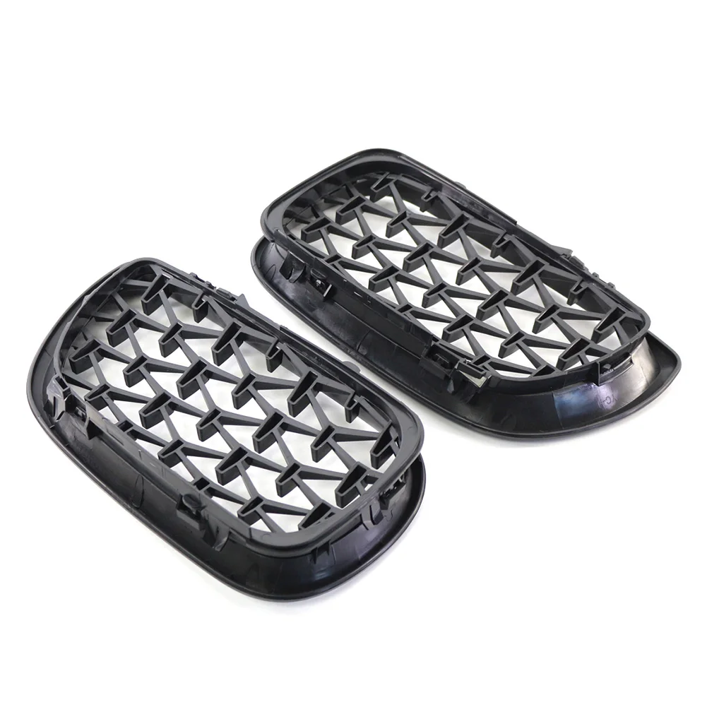 Передняя решетка автомобиля Racing Diamond Metero Style Mesh Grill для BMW E46 4-дверный 2002 2003 2004 2005