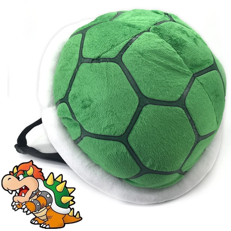Anime Game Super Mario Bros. Bowser Cosplay Doll Backpack Plush Shoulder Bag Toys Bags Knapsack Halloween Xmas Gift Prop