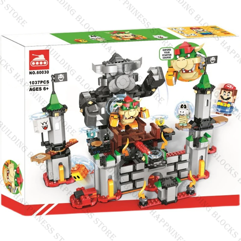 

Super Game Buliding Blocks Mario Bros Bowser Castle Adventure Bricks Kids Fashion Chrismas Birthday Gifts