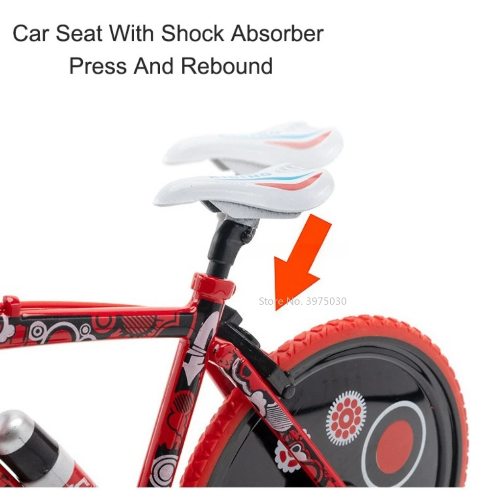 Коллекция 1/8 года литые игрушечные велосипедные модели из сплава колеса подвеска