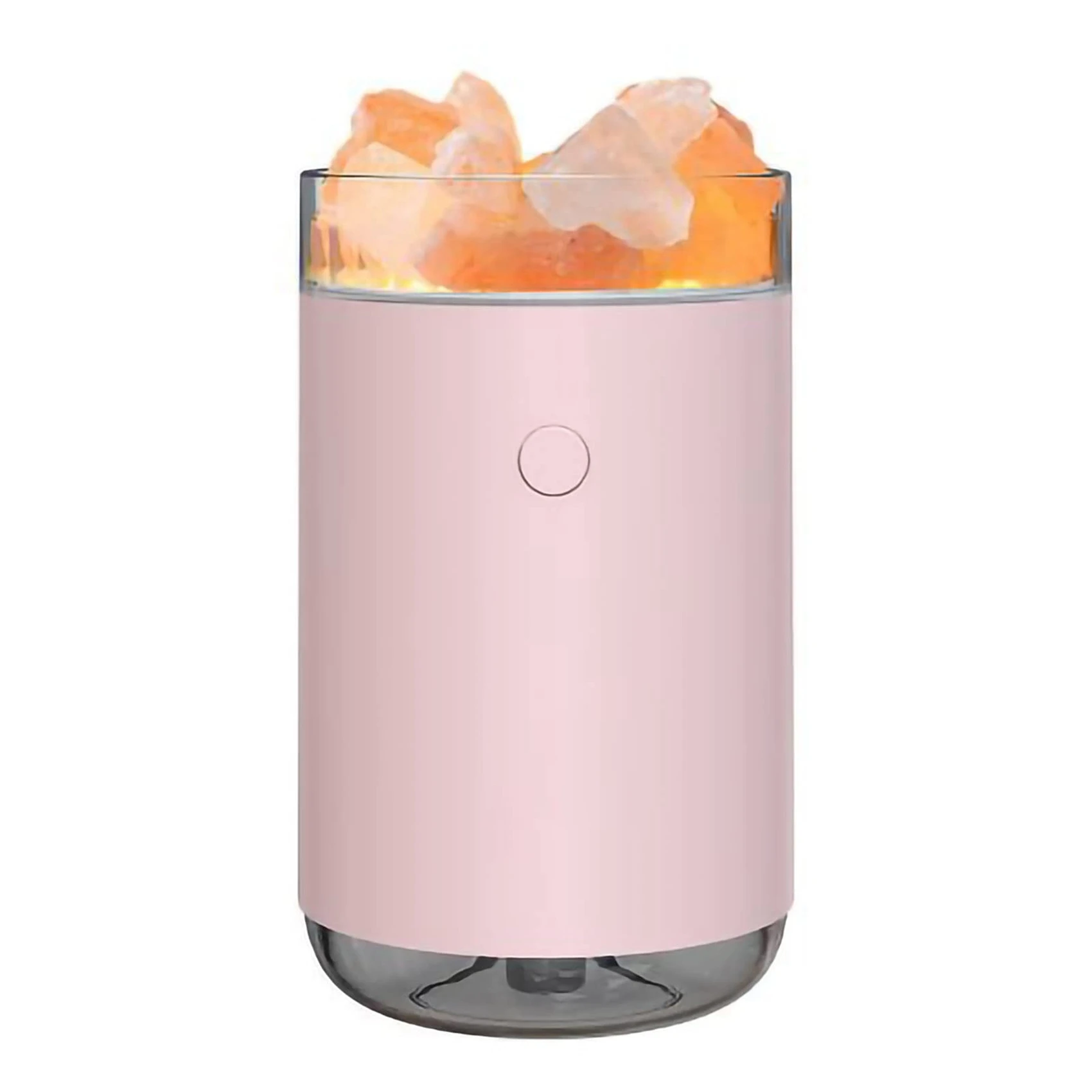 

Crystal Salt Stone Humidifier Colourful Light Humidifier Portable Quiet USB Diffuser for Essential Oil Mist Humidifier A
