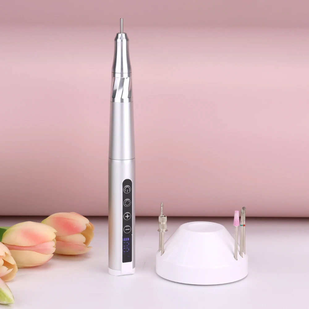 Новое поступление беспроводная перезаряжаемая дрель для ногтей Efile 35000 об/мин