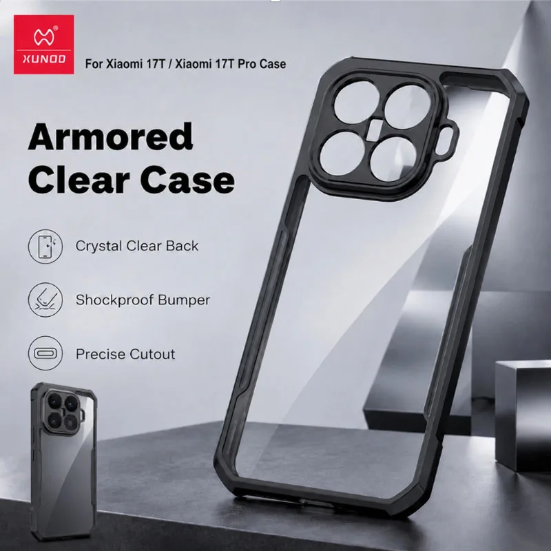 Фото Чехол Xundd для Xiaomi 17T / 17T Pro, противоударный, из ТПУ, с полной защитой, устойчивый к царапинам, с вырезом для камеры №2