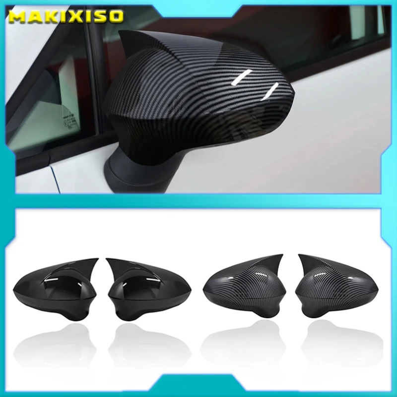 

Mirror Cover Piano Black Exterior Accessories For Seat Ibiza 2008 2009 2010 2011 2012 2013 2014 2015 2016 2017