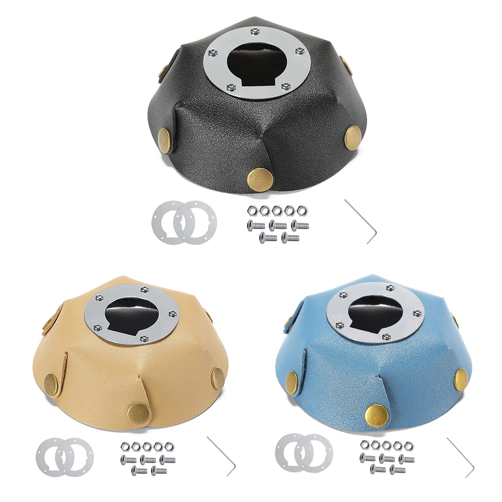 

Leather Camping Tent Lantern Lamps Shade Outdoors Hiking Light Hood Caps Camping Rainproof Lighting Hanging Lamp Cover